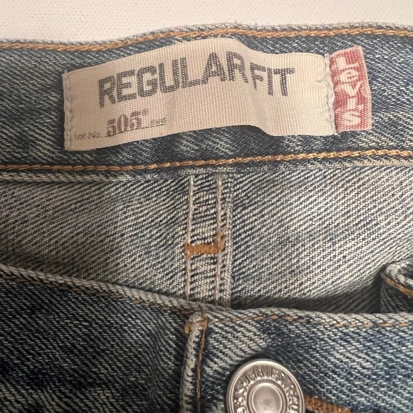 EUC NEW Men's Levi's 505 Blue Denim Jeans Straight Regular  40x30 (C3) - Picture 4 of 7